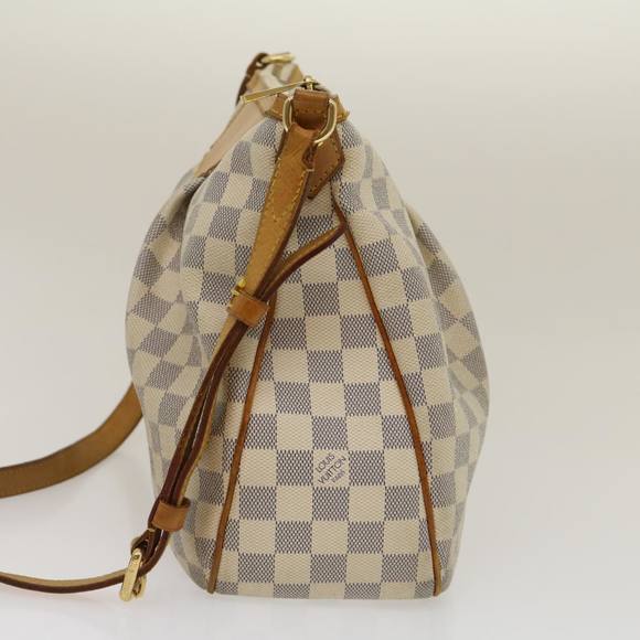 LOUIS VUITTON Damier Azur Siracusa MM Hand Bag N41112 LV Auth rh207 - Picture 4 of 16